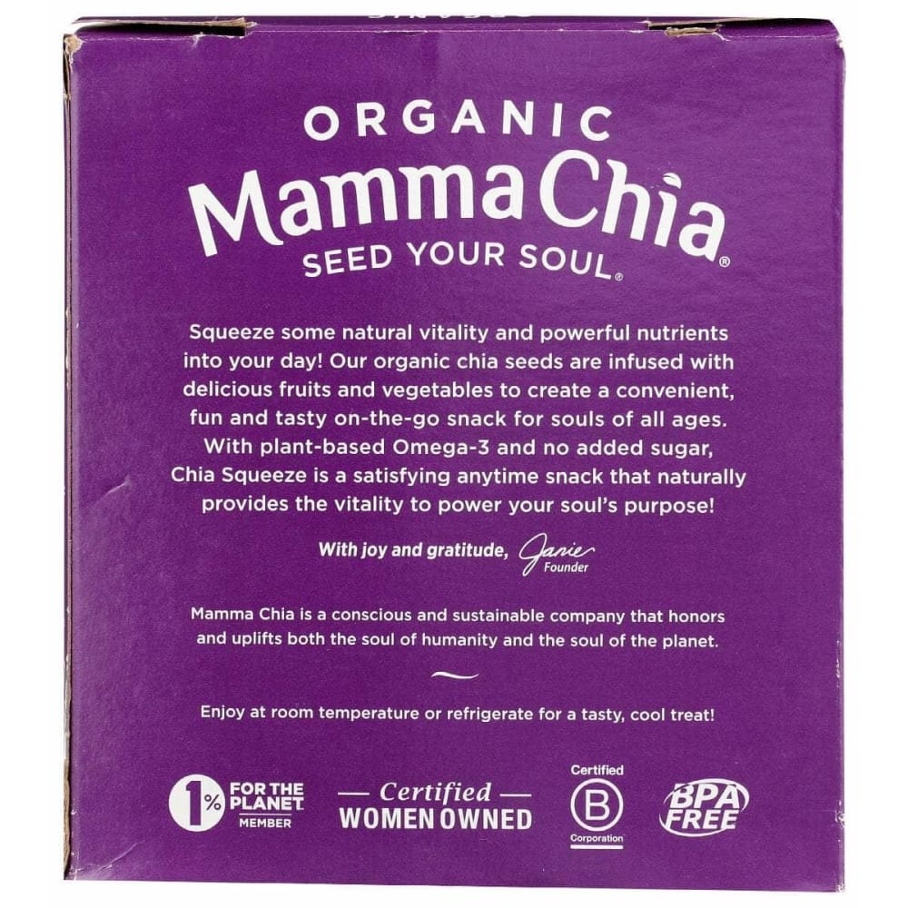 MAMMACHIA Mammachia Chia Sqz 4Ct Blkbry Bliss, 14 Oz