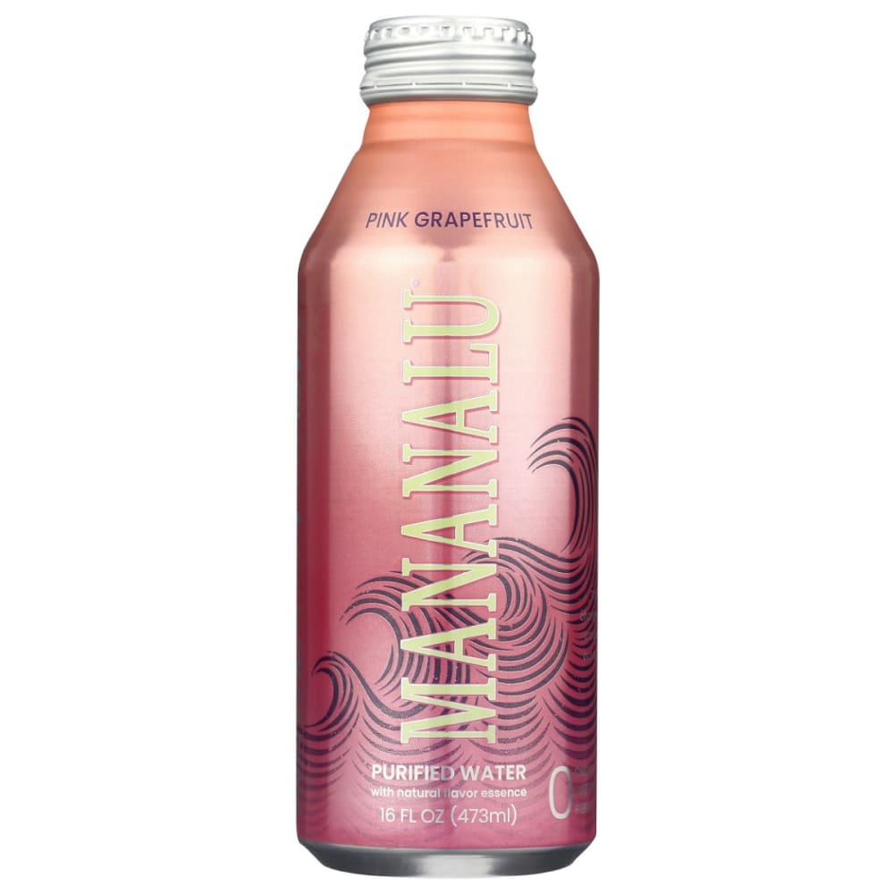 MANANALU: Water Flavored Pink Grapefruit 16 FO (Pack of 6) - Grocery > Beverages > Water > Sparkling Water - MANANALU