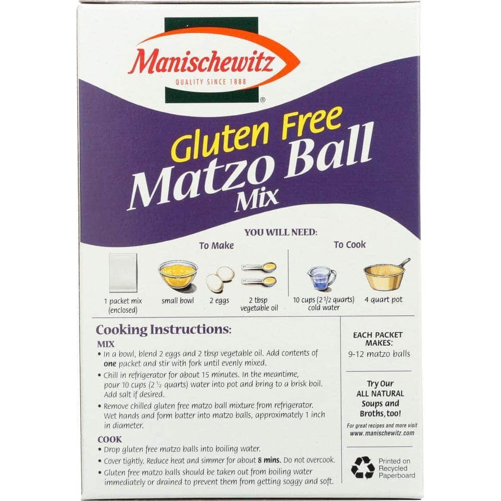 Manischewitz Manischewitz Gluten Free Matzo Ball Mix, 5 oz