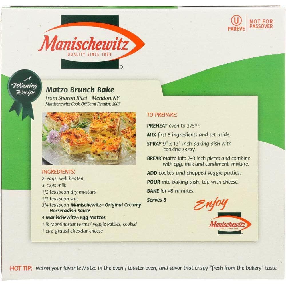 Manischewitz Manischewitz Matzo Egg & Onion, 10 oz