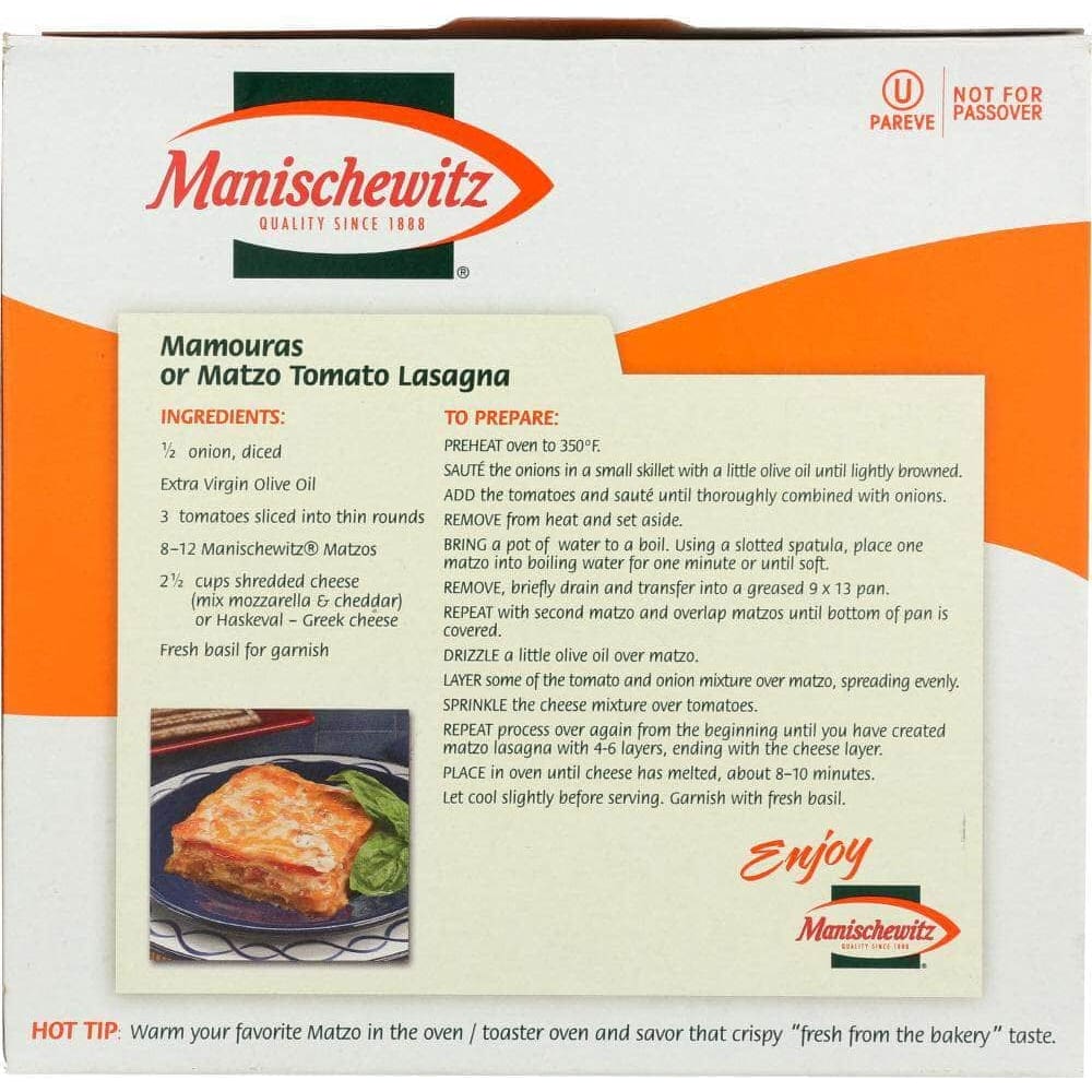 Manischewitz Manischewitz Matzos Unsalted, 10 Oz