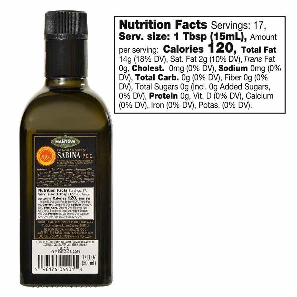 MANTOVA Grocery > Cooking & Baking > Cooking Oils & Sprays MANTOVA Oil Olv Xvrgn Sabina Pdo, 17 oz