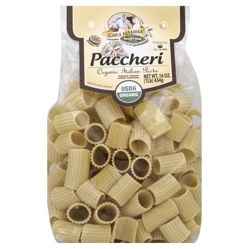 MANTOVA: Pasta Paccheri Org 16 oz (Pack of 5) - MANTOVA
