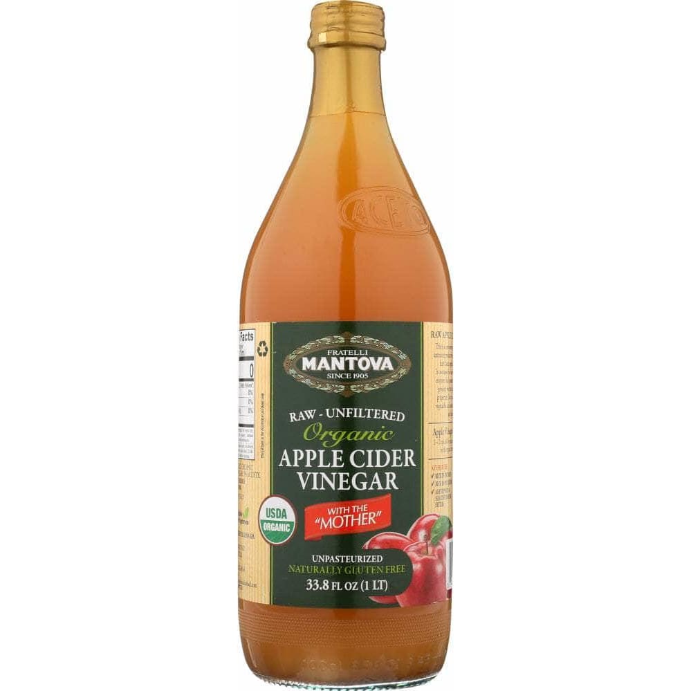 Mantova Mantova Vinegar Apple Cider Organic, 34 oz