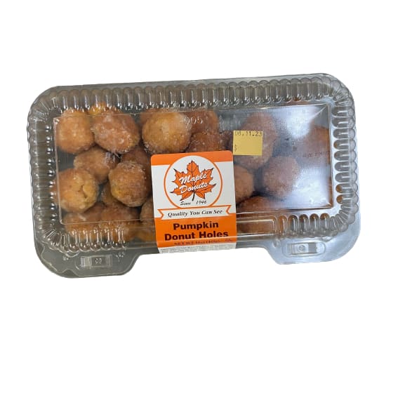 Maple Donuts Pumpkin Glazed Cake Donut Holes 15 oz. - Maple Donuts