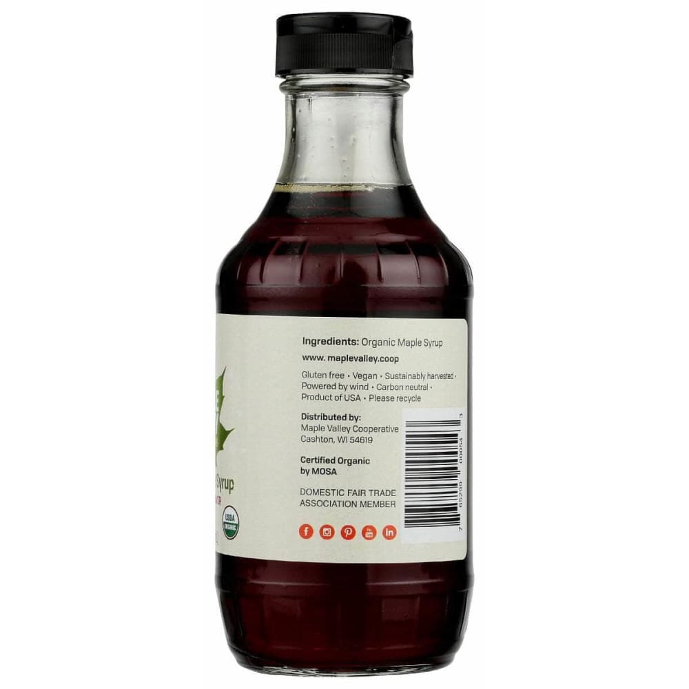 MAPLE VALLEY COOPERATIVE Grocery > Breakfast > Breakfast Syrups MAPLE VALLEY COOPERATIVE Syrup Maple Drk Robust Or, 16 oz