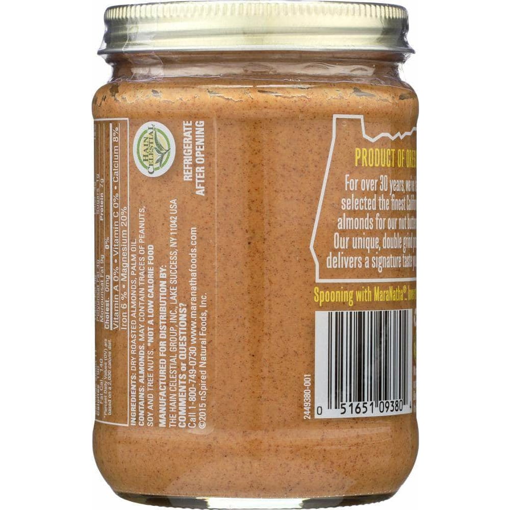 Maranatha Maranatha Almond Butter Creamy No Stir No Salt  12 oz