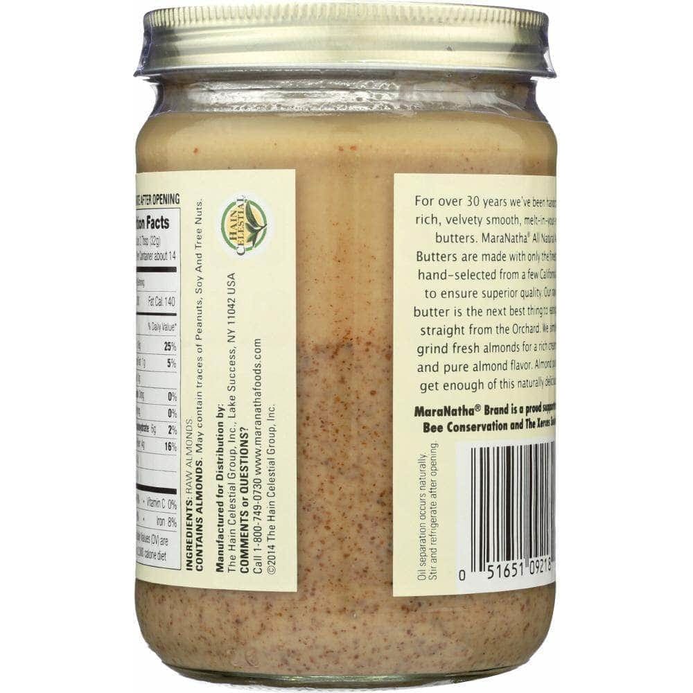 Maranatha Maranatha Natural Raw Almond Butter Creamy, 16 oz