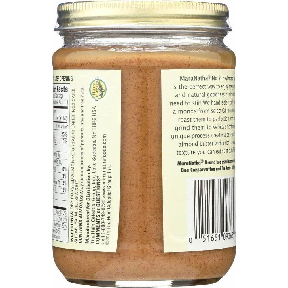 Maranatha Maranatha No Stir Almond Butter Creamy, 12 Oz