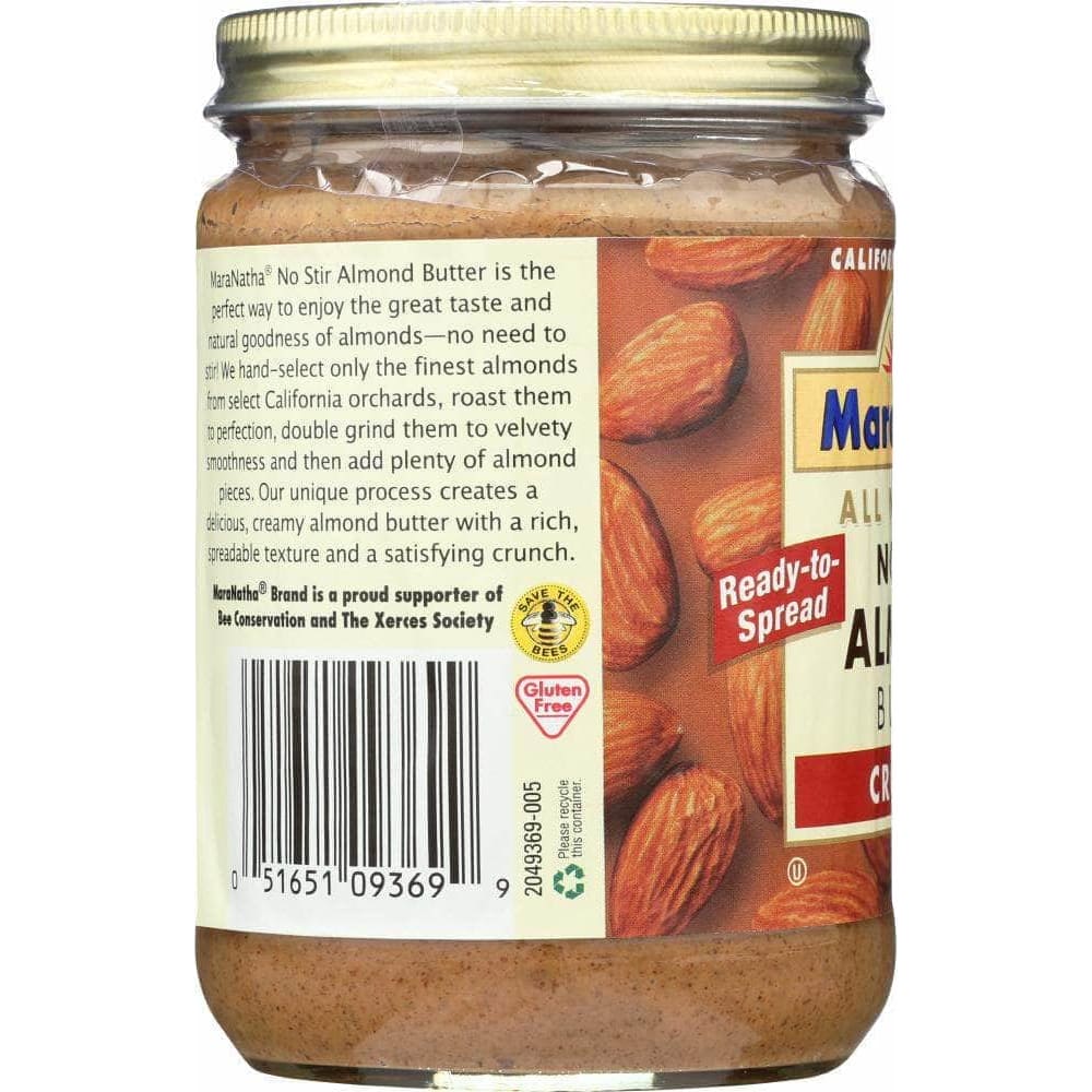 Maranatha Maranatha No Stir Almond Butter Crunchy, 12 oz