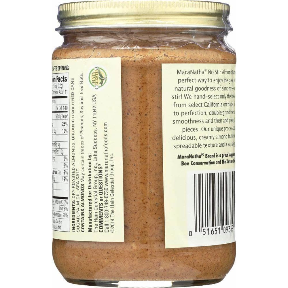 Maranatha Maranatha No Stir Almond Butter Crunchy, 12 oz