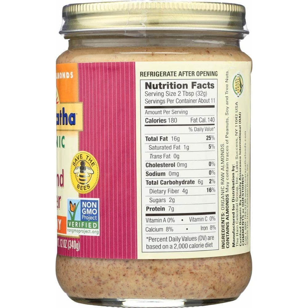 Maranatha Maranatha Organic Raw Creamy Almond Butter, 12 oz