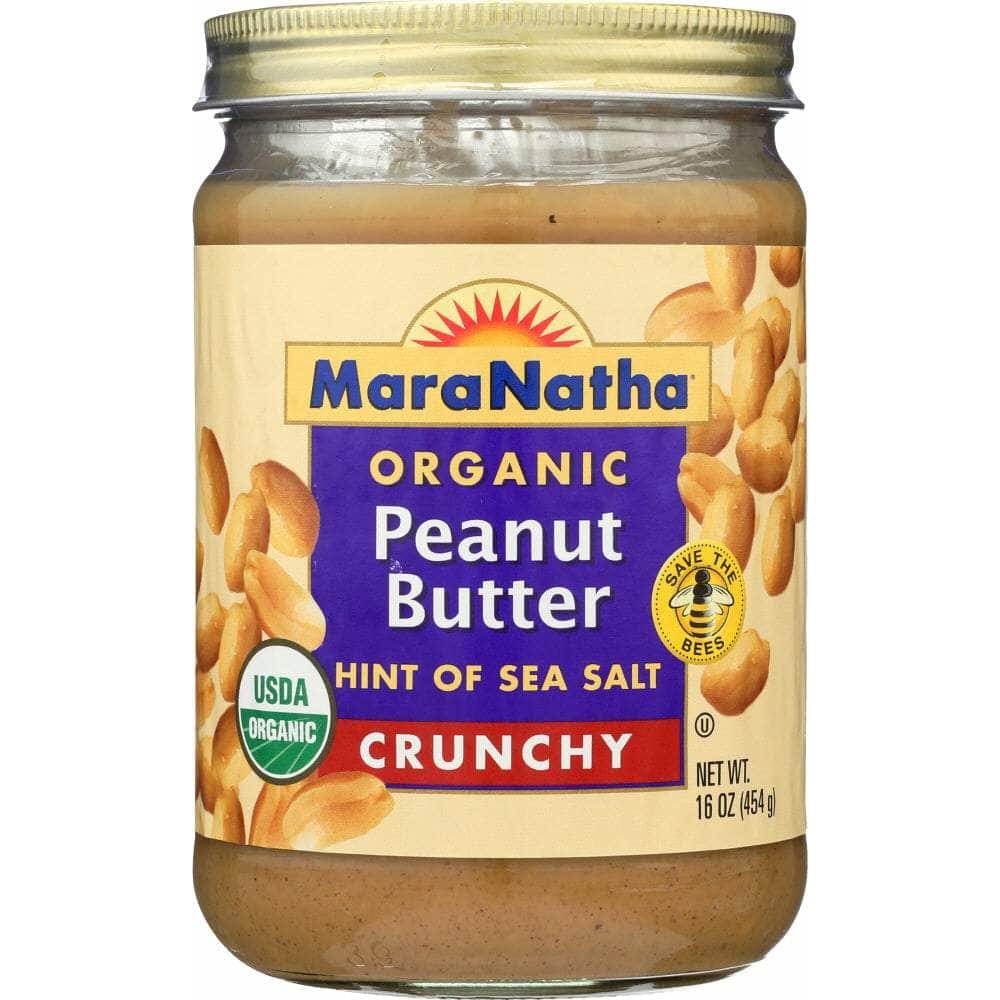 Maranatha Maranatha Organic Roasted Peanut Butter Hint of Sea Salt Crunchy, 16 oz