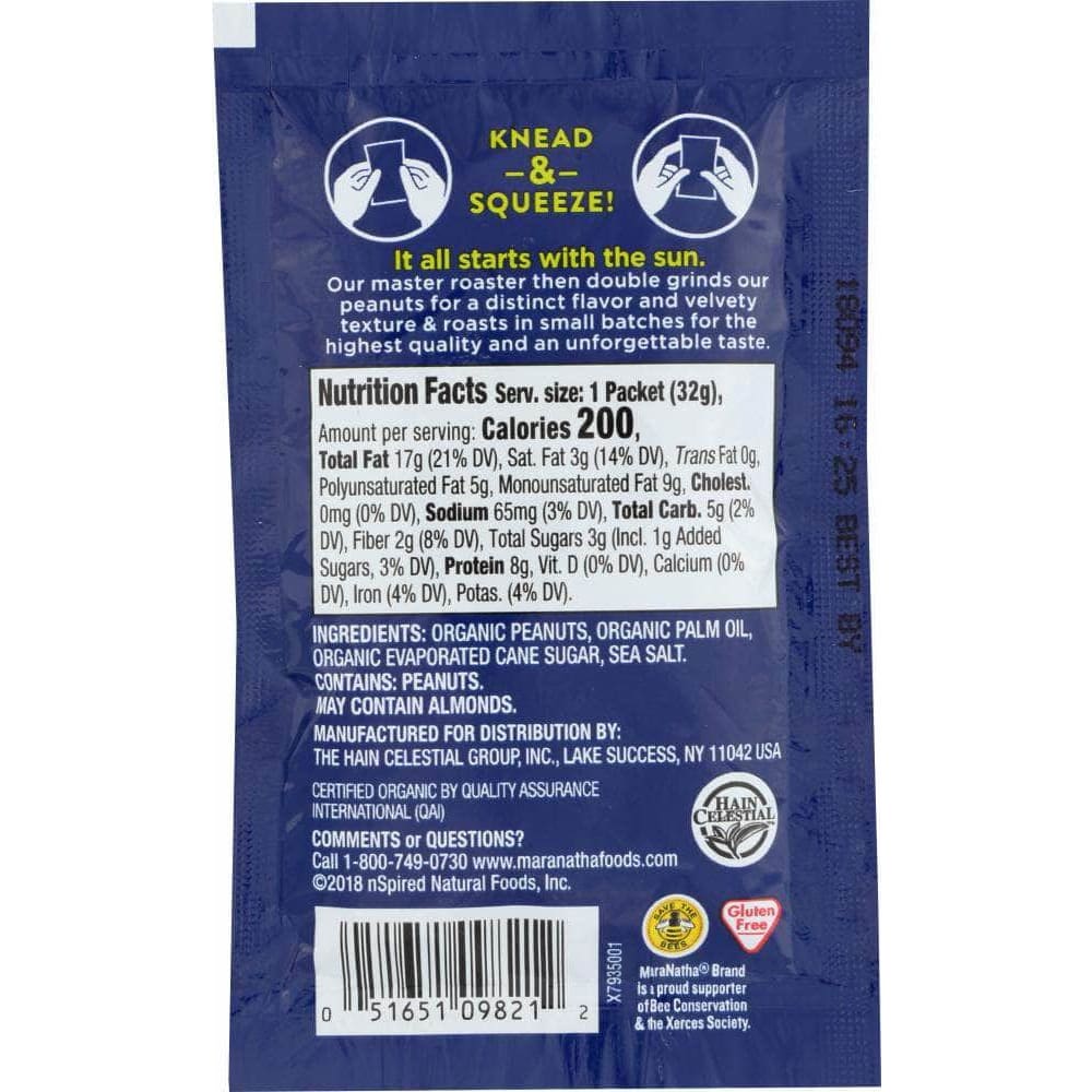 Maranatha Maranatha Peanut Butter Creamy Packet, 1.15 oz