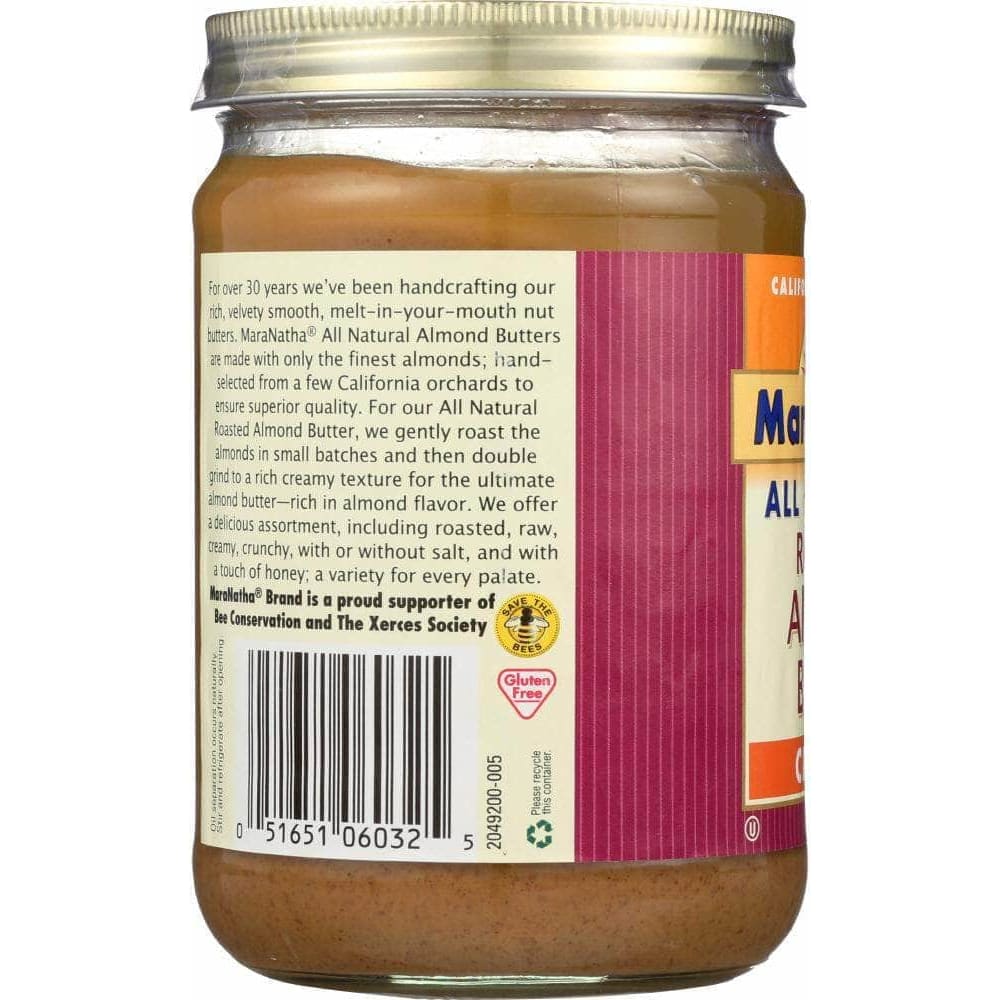 Maranatha Maranatha Roasted Almond Butter Creamy, 16 oz