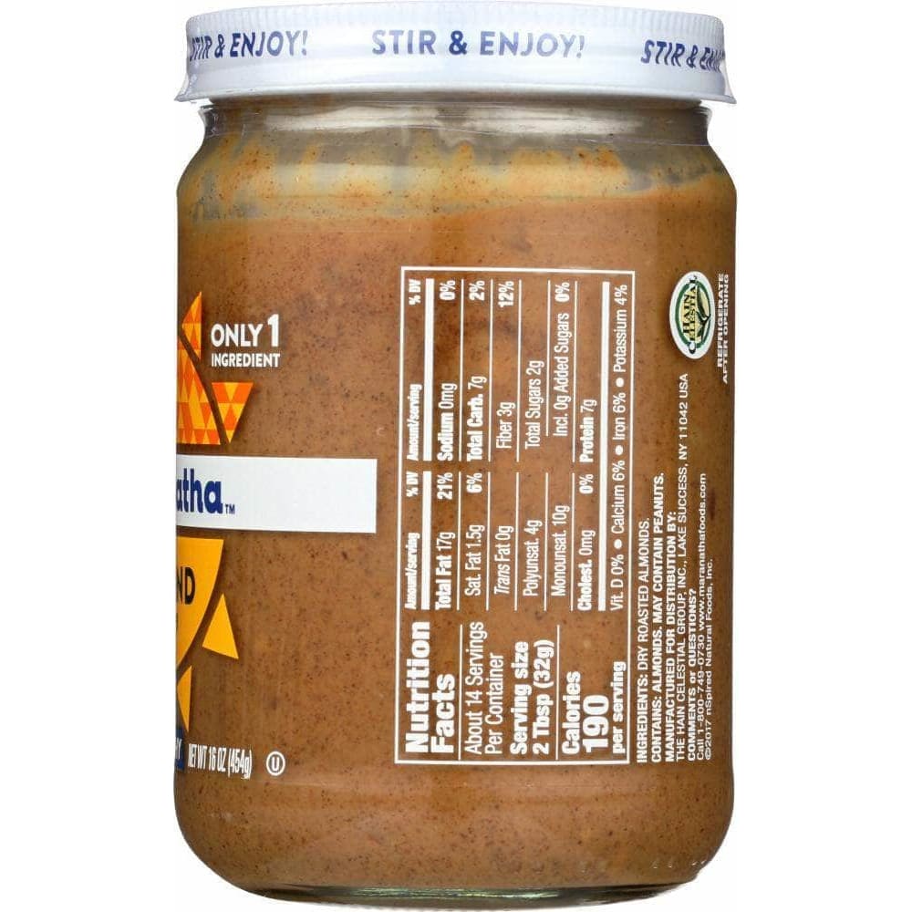 Maranatha Maranatha Roasted Crunchy Almond Butter No Salt, 16 oz