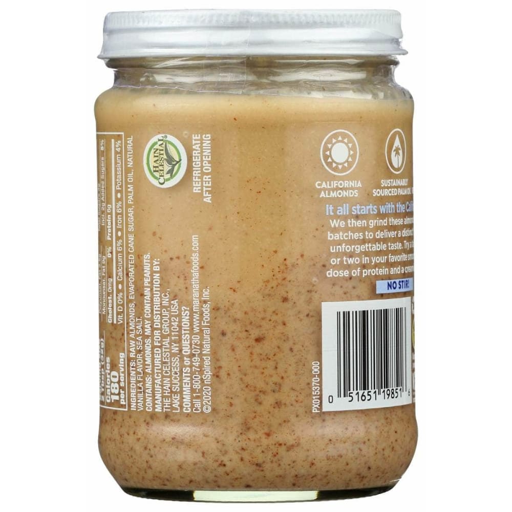 MARANATHA Maranatha Vanilla Raw Almond Butter, 12 Oz