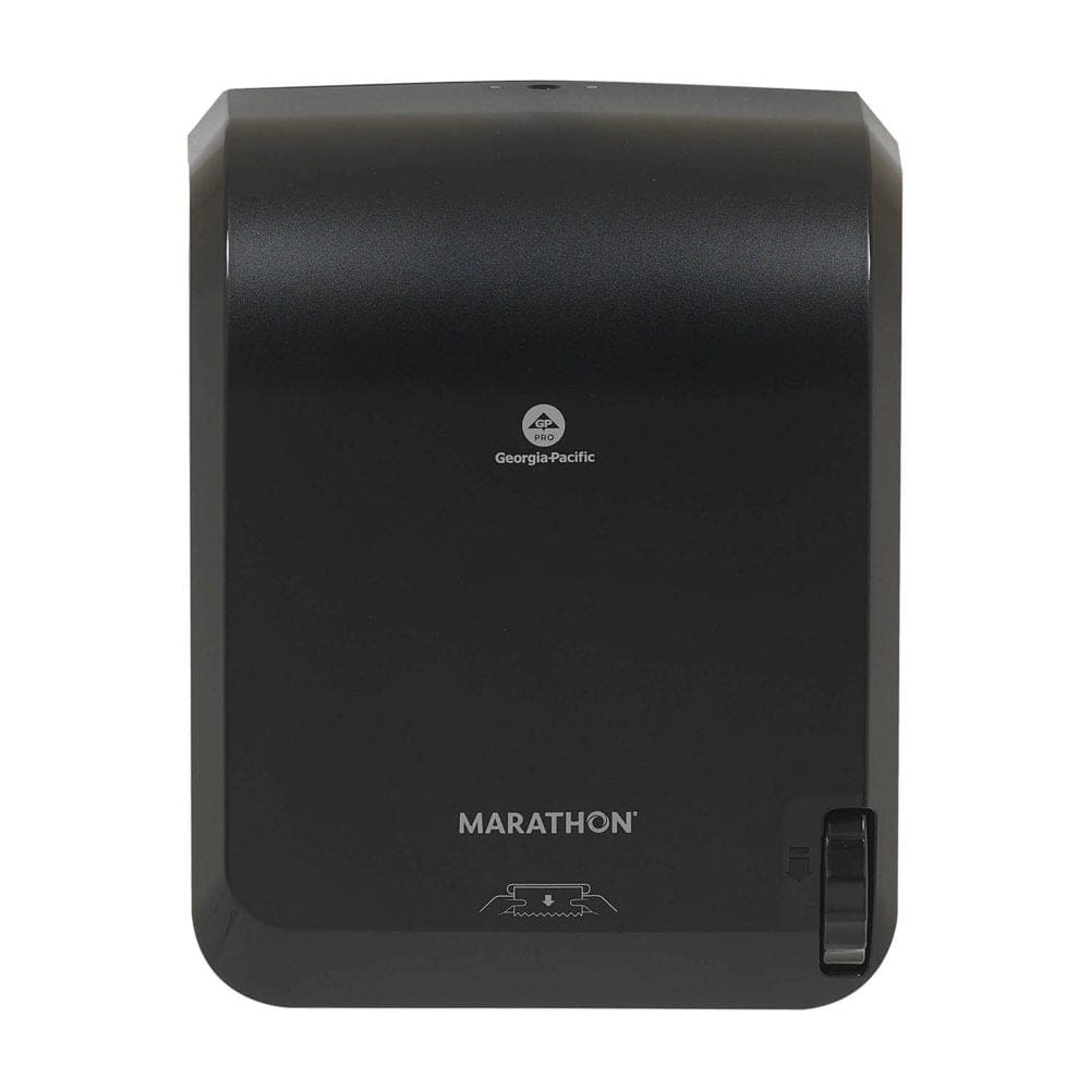Marathon Mechanical Hardwound Paper Towel Dispenser Black - Commercial Cleaning Disposables - Marathon