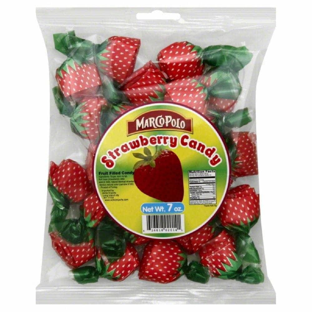 MARCO POLO Grocery > Chocolate, Desserts and Sweets > Candy MARCO POLO Strawberry Candy, 7 oz
