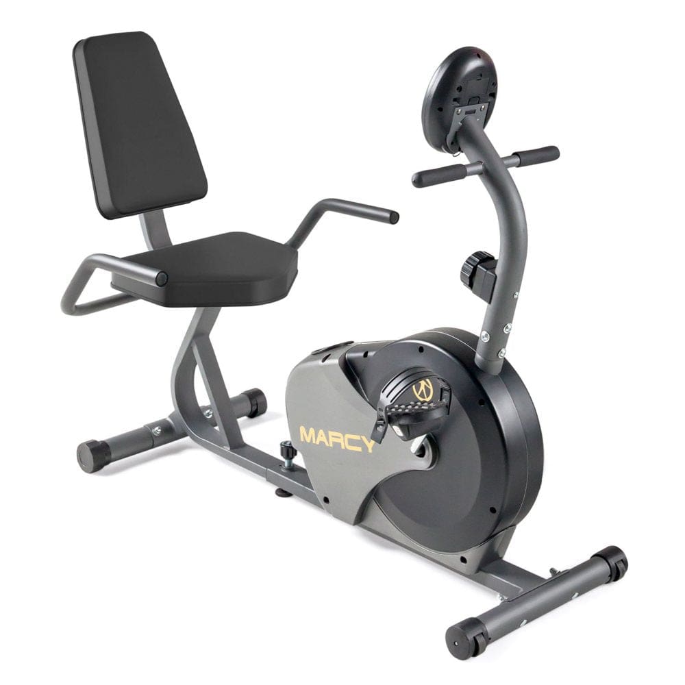 Marcy Recumbent Magnetic Exercise Bike - Fitness Equipment - Marcy