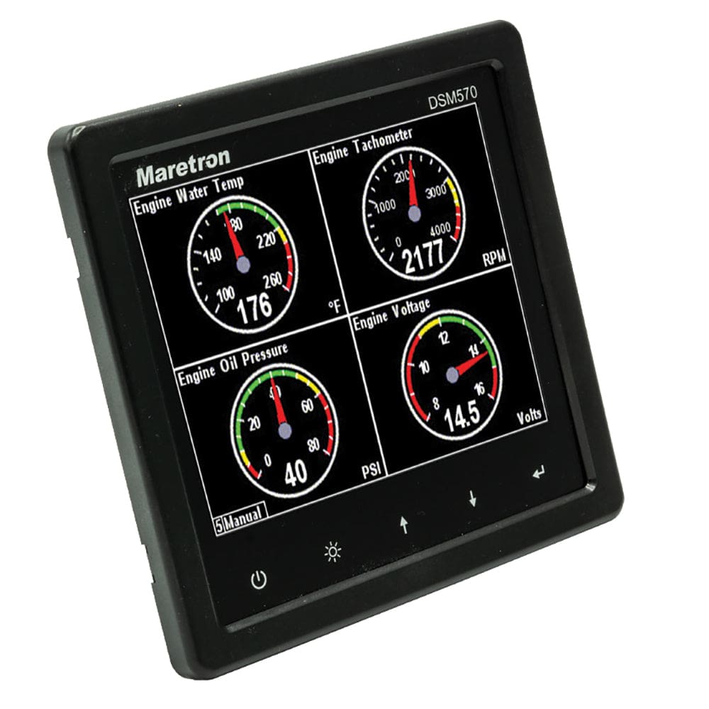 Maretron DSM570 5.7 High Resolution Color Display w/ Black Enclosure - Marine Navigation & Instruments | Instruments - Maretron