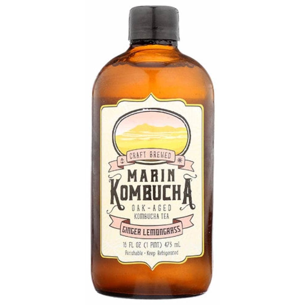 Marin Kombucha Marin Kombucha Ginger Lemongrass Kombucha, 16 oz