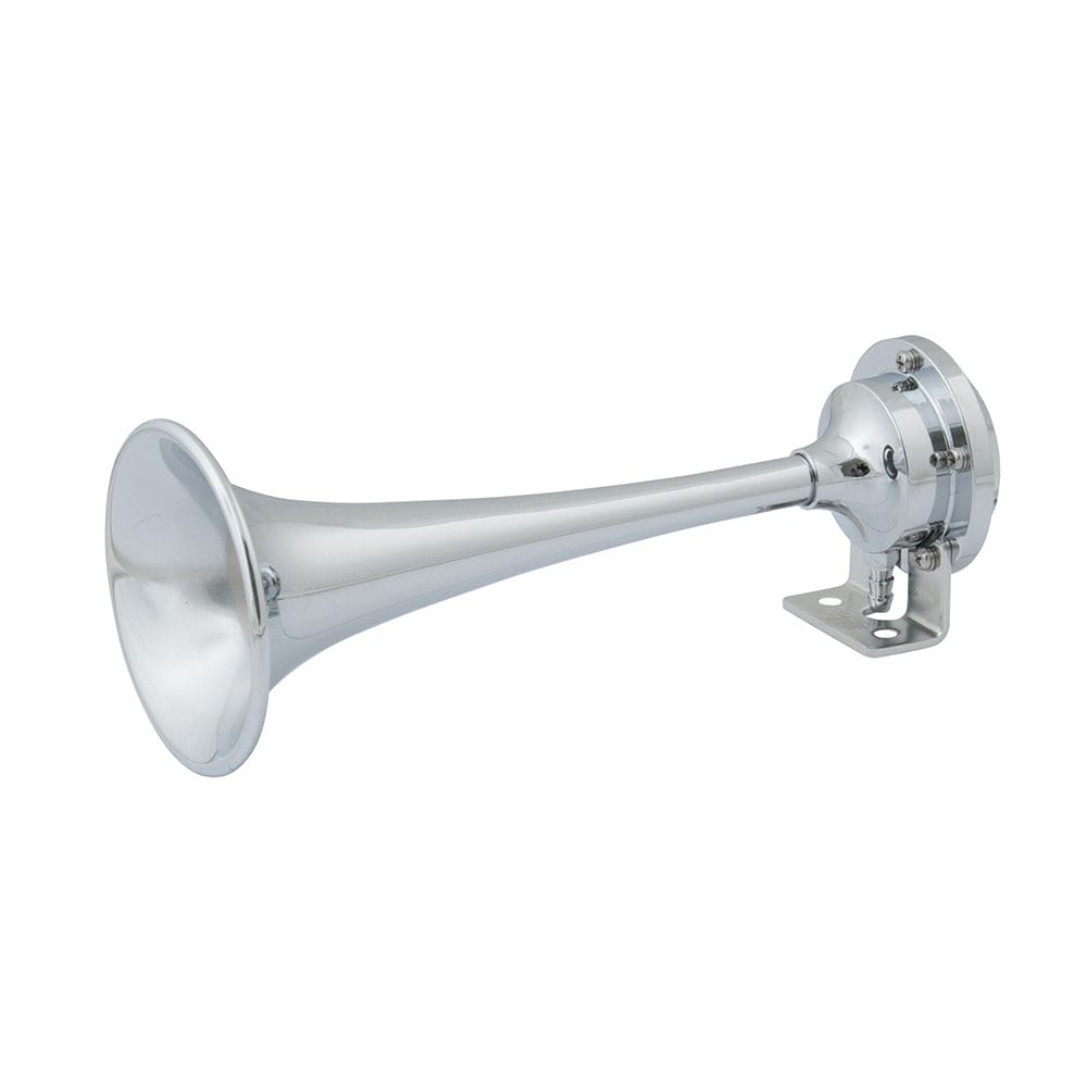 Marinco 12V Chrome Plated Single Trumpet Mini Air Horn - Boat Outfitting | Horns - Marinco