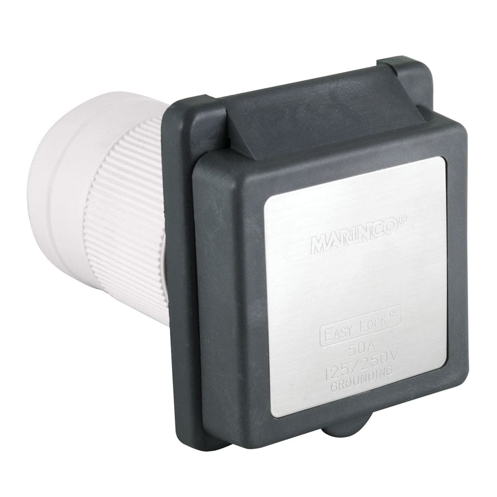 Marinco 50A 125/ 250V EL Inlet w/ Enclosure - Electrical | Shore Power,Boat Outfitting | Shore Power - Marinco