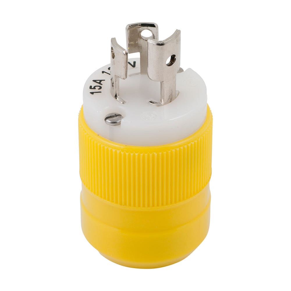 Marinco Locking Plug - 15A 125V - Yellow - Electrical | Shore Power,Boat Outfitting | Shore Power - Marinco