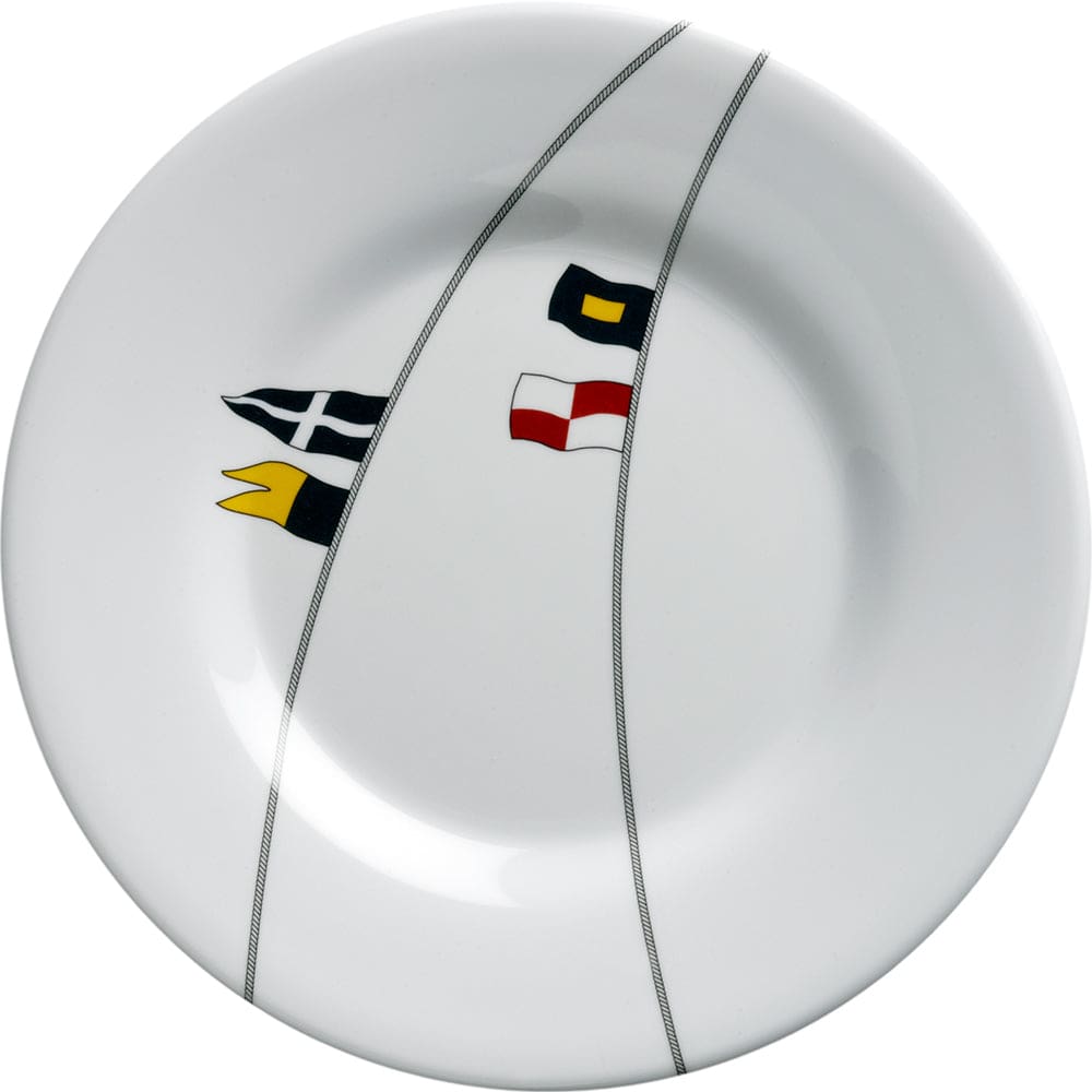 Marine Business Melamine Round Dessert Plate - REGATA - 7 Set of 6 - Boat Outfitting | Deck / Galley - Marine Business