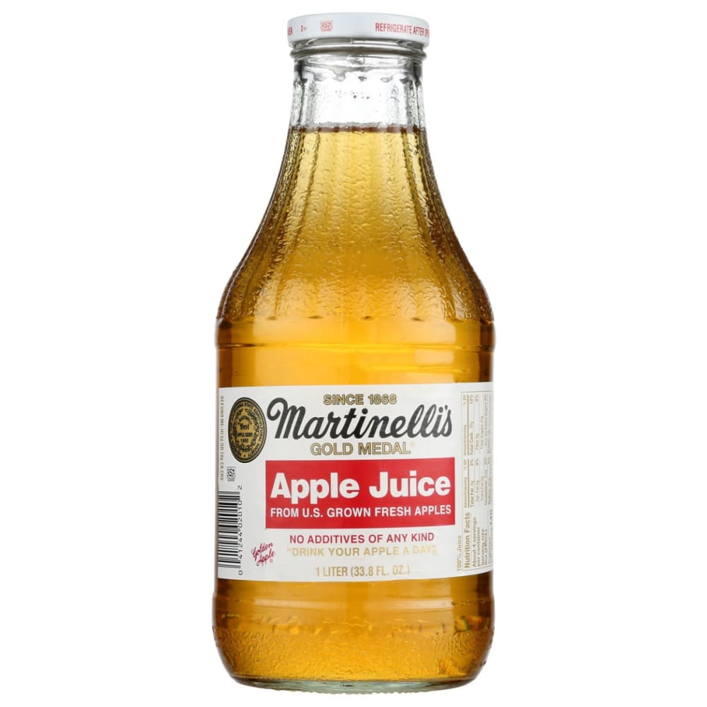 MARTINELLI: Apple Juice 33.8 fo (Pack of 4) - Beverages > Juices - MARTINELLI