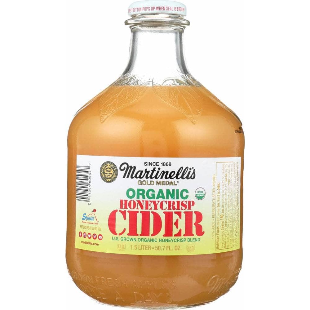 Martinellis Gold Medal Martinelli Juice Cider Honeycrisp Organic, 50.7 fl. oz.