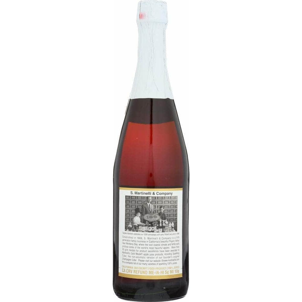 Martinellis Gold Medal Martinelli Sparkling Juice Apple Cranberry, 25.4 oz