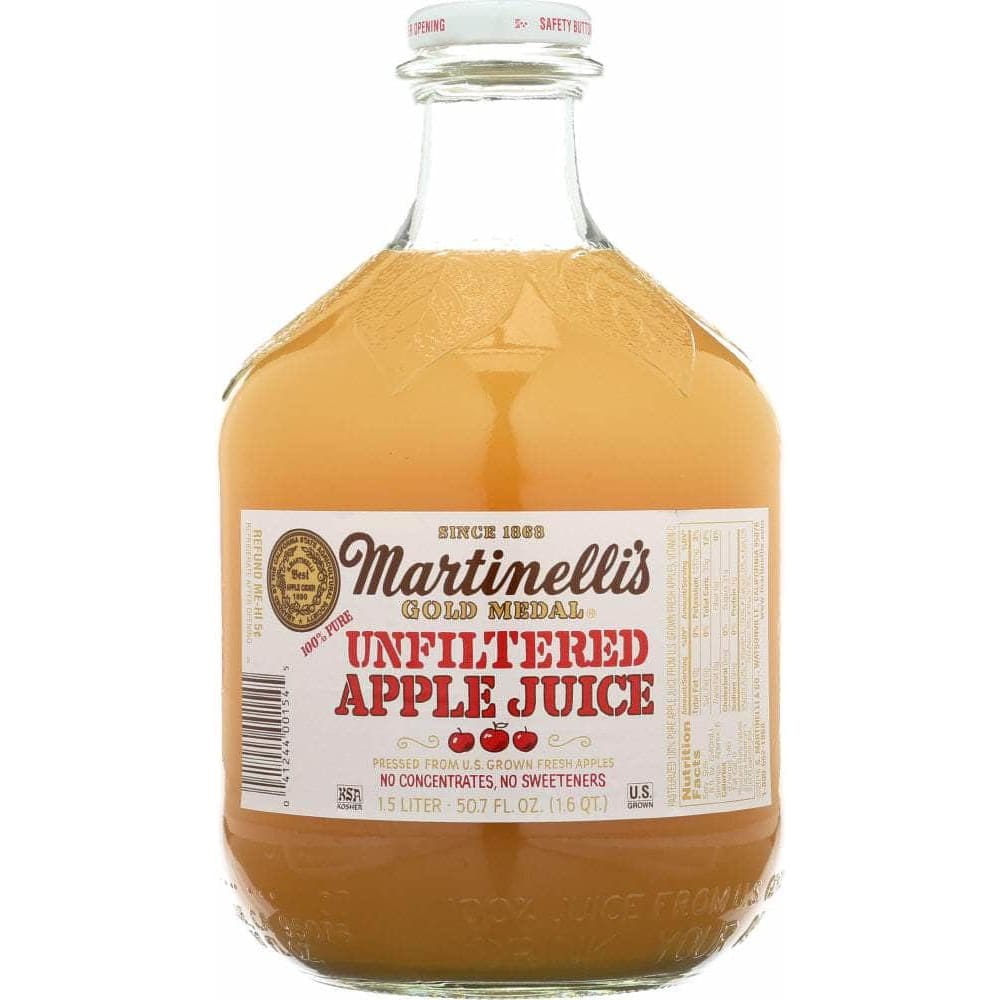 Martinellis Gold Medal Martinelli's Gold Medal Unfiltered Apple Juice, 50.7 oz