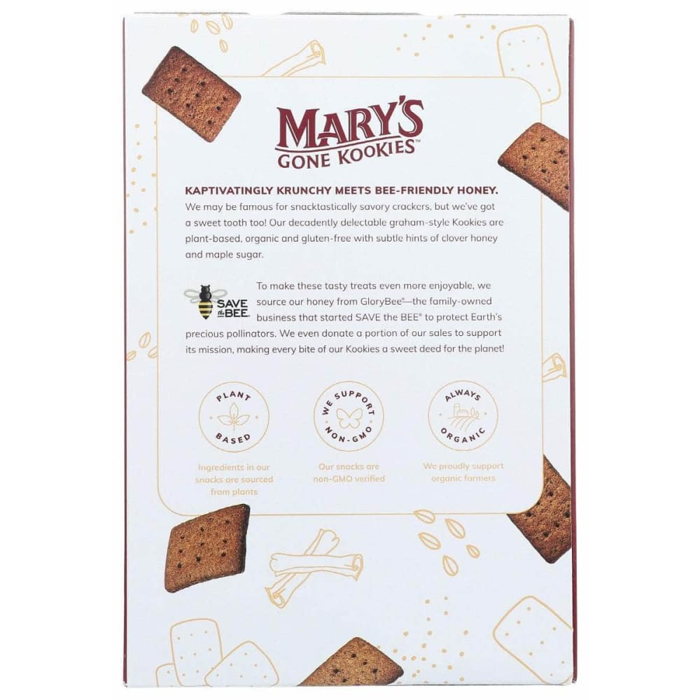 MARYS GONE COOKIES Grocery > Snacks > Cookies MARYS GONE CRACKERS: Cinnamon Kookies, 5 oz