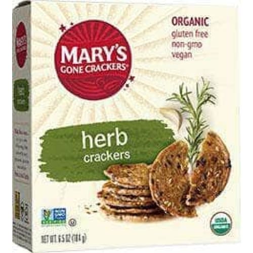 Marys Gone Crackers Marys Gone Crackers Cracker TH Garlic Rosemary Gluten Free, 5 oz