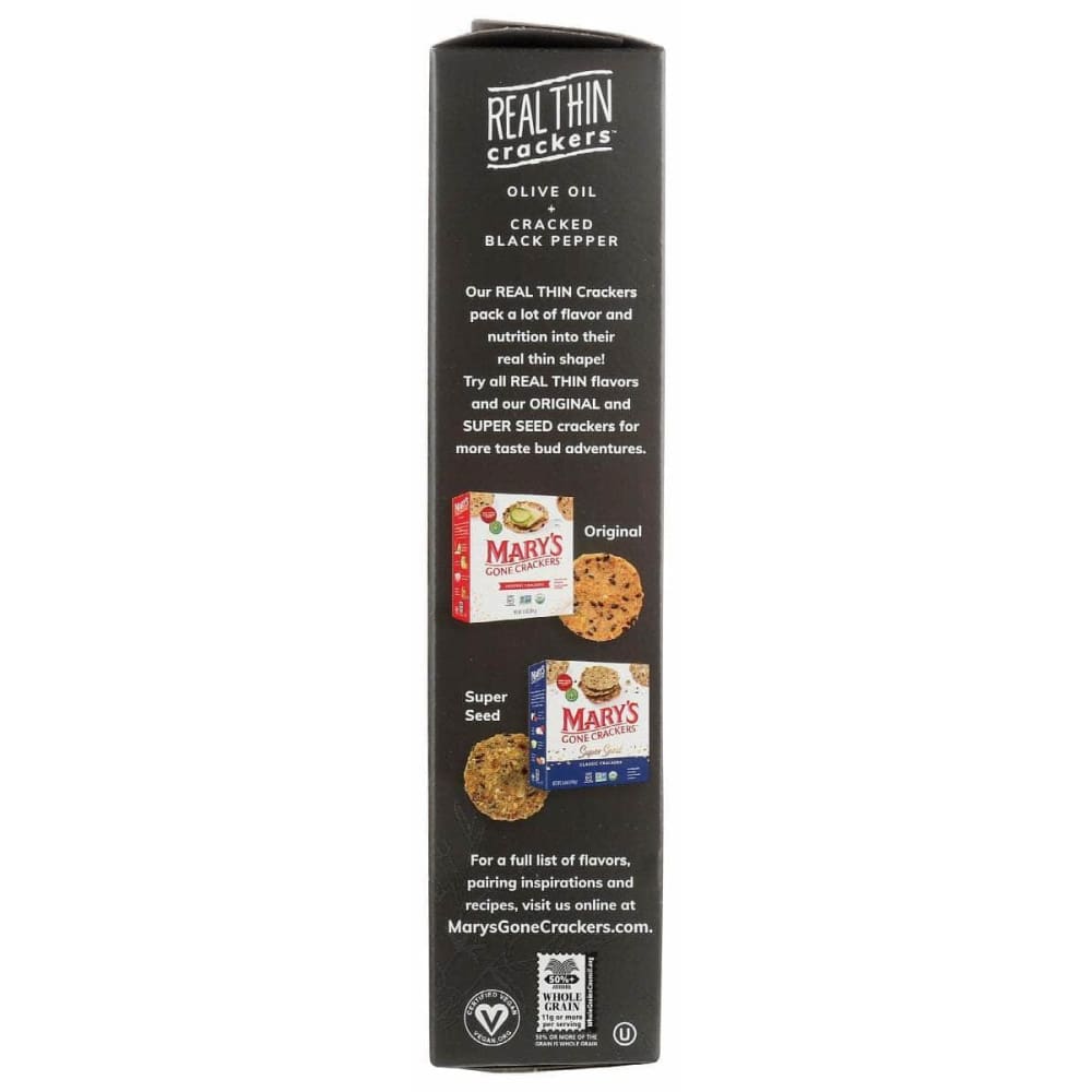 MARYS GONE CRACKERS Marys Gone Crackers Olive Oil Plus Black Pepper, 5 Oz