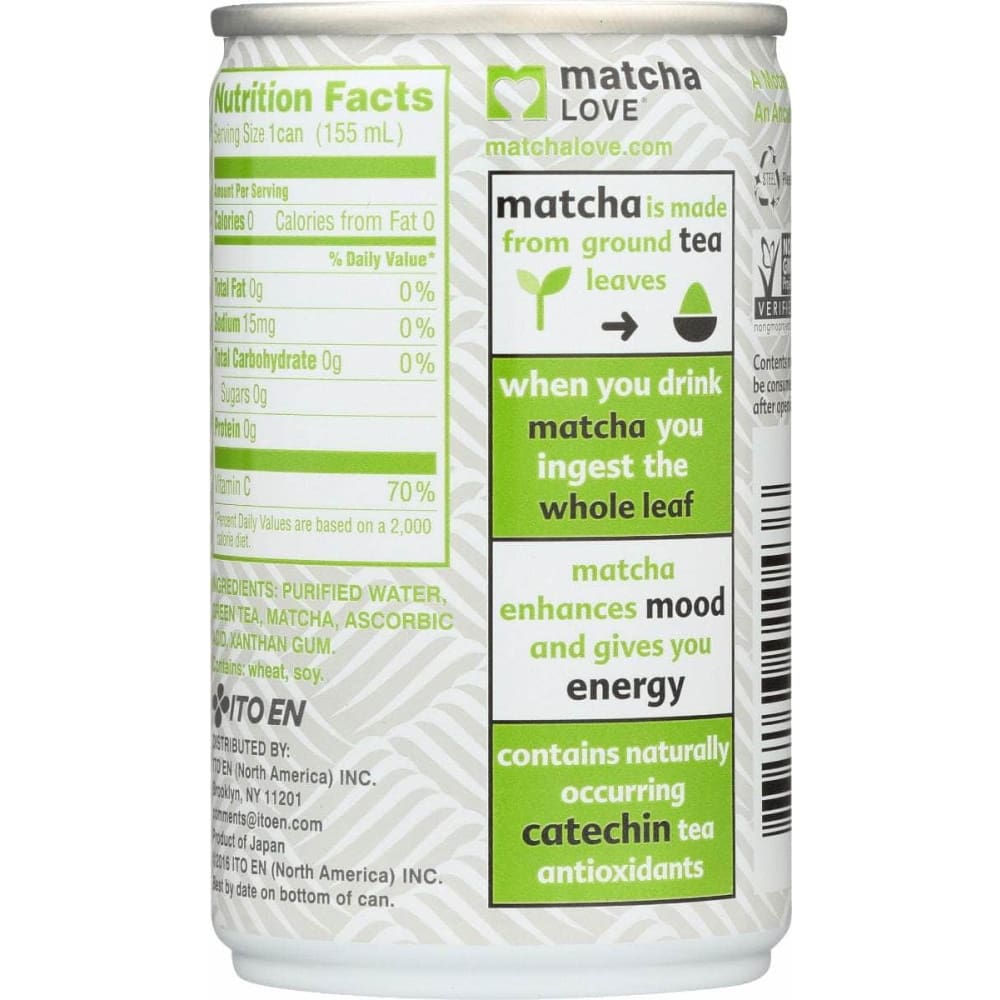 MATCHA LOVE Grocery > Beverages > Coffee, Tea & Hot Cocoa MATCHA LOVE Unsweetened Green Tea, 5.2 fo