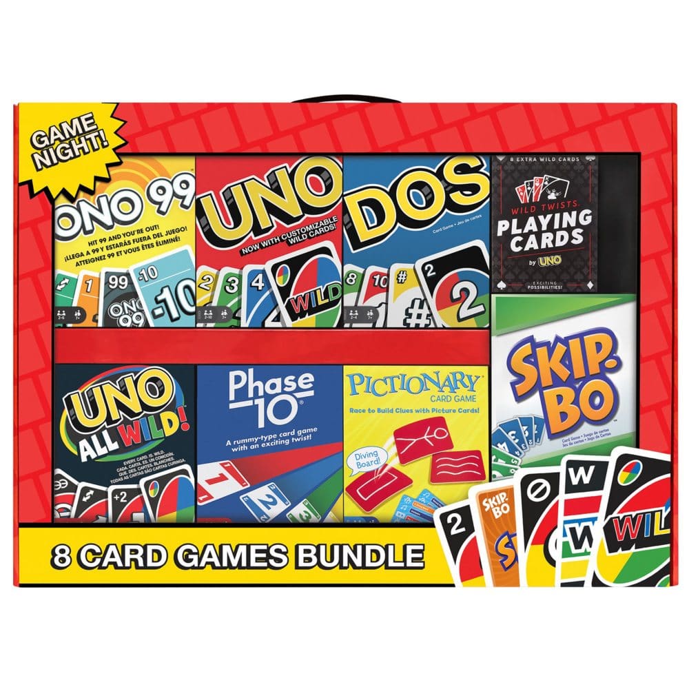 Mattel Game Night 8 Pack Card Bundle - Learning & Educational Toys - Mattel