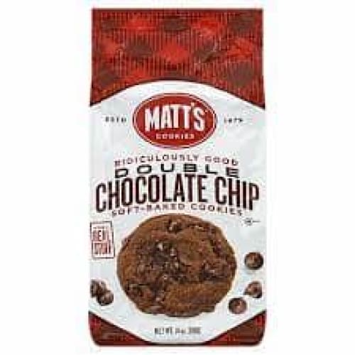 MATTS COOKIES Grocery > Snacks > Cookies > Cookies MATTS COOKIES Cookies Dble Choc Chip, 14 oz