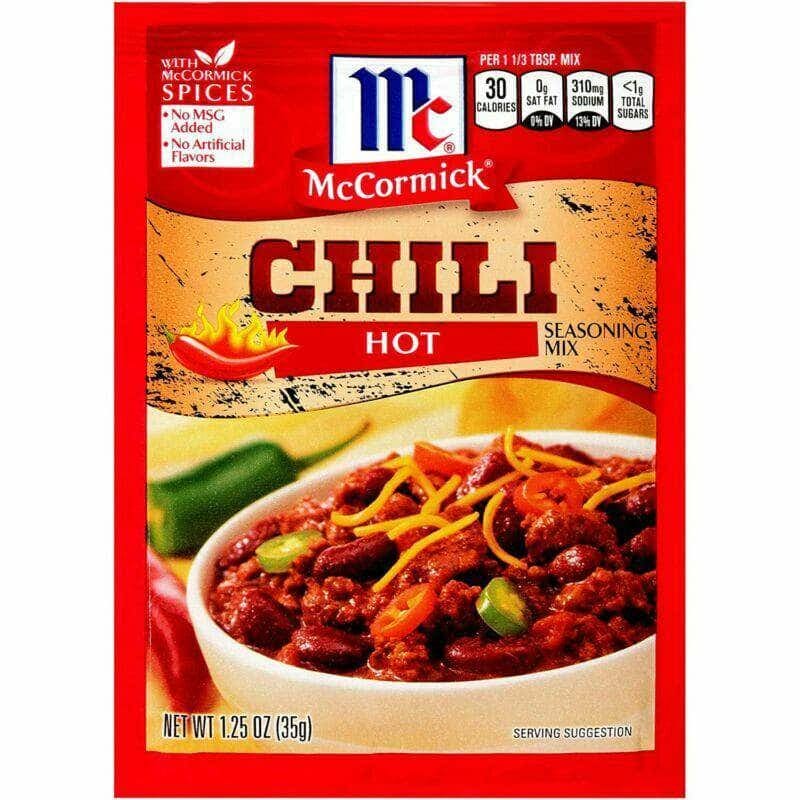 MC CORMICK MC CORMICK Hot Chili Seasoning Mix, 1.25 oz