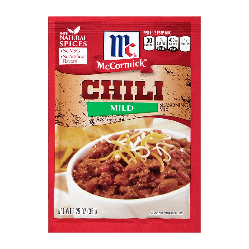 MC CORMICK MC CORMICK Mild Chili Seasoning Mix, 1.25 oz