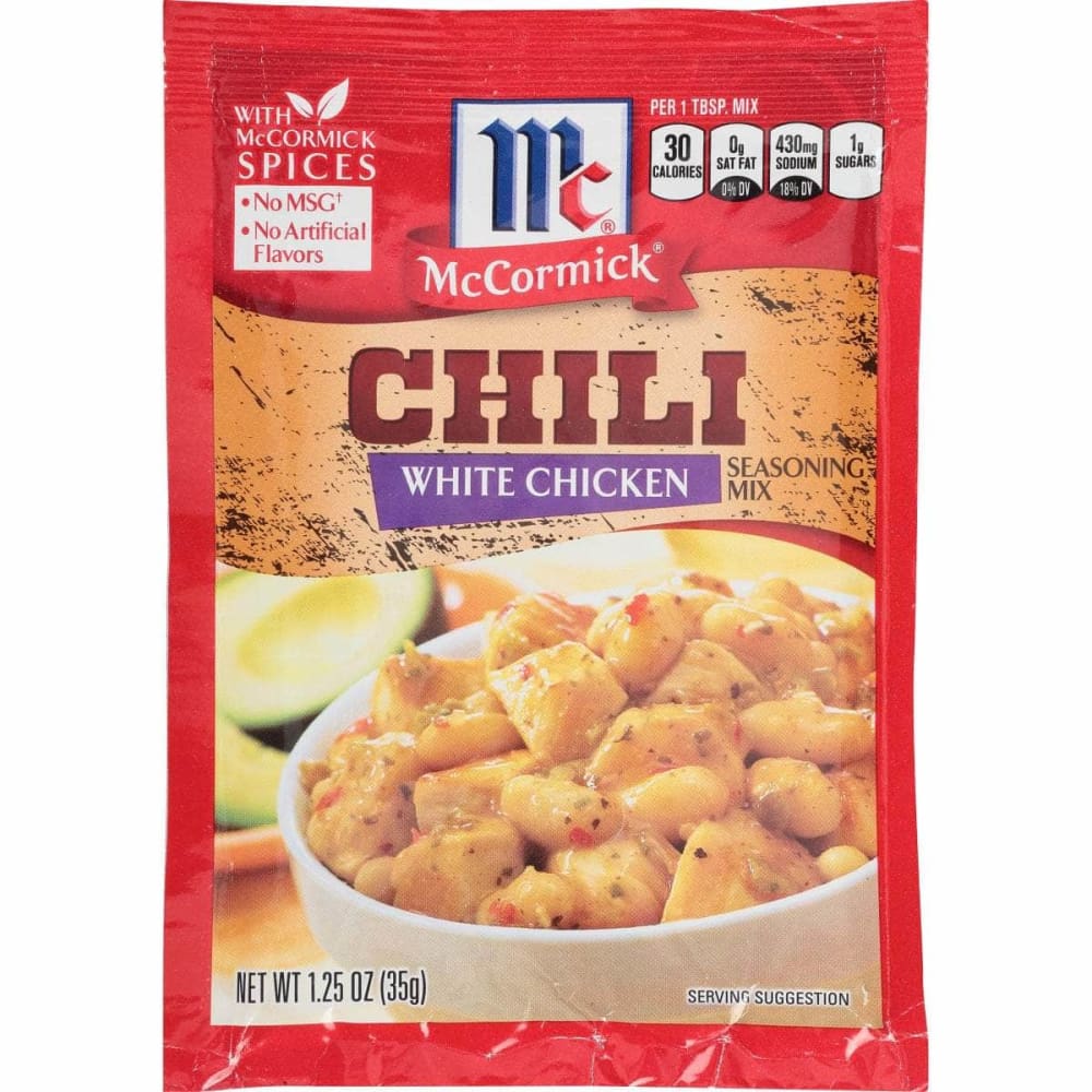 MC CORMICK MC CORMICK Mix Chiliseas White Chkn, 1.25 oz