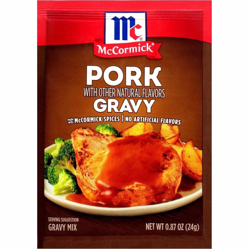 MC CORMICK MC CORMICK Mix Pork Gravy Foil, 0.87 oz