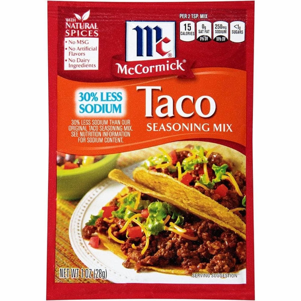 MC CORMICK MC CORMICK Seasoning Taco Mix Ls Sod, 1 oz