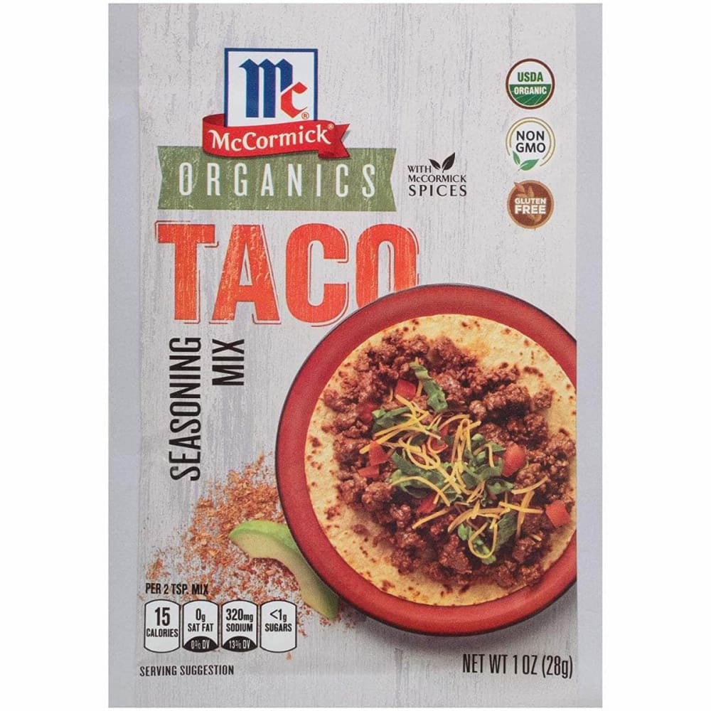 MC CORMICK MC CORMICK Seasoning Taco Org, 1 oz