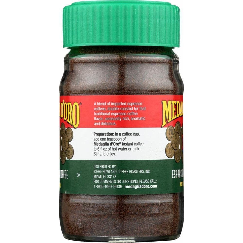 Medaglia Doro Medaglia D'Oro Espresso Instant Coffee, 2 oz