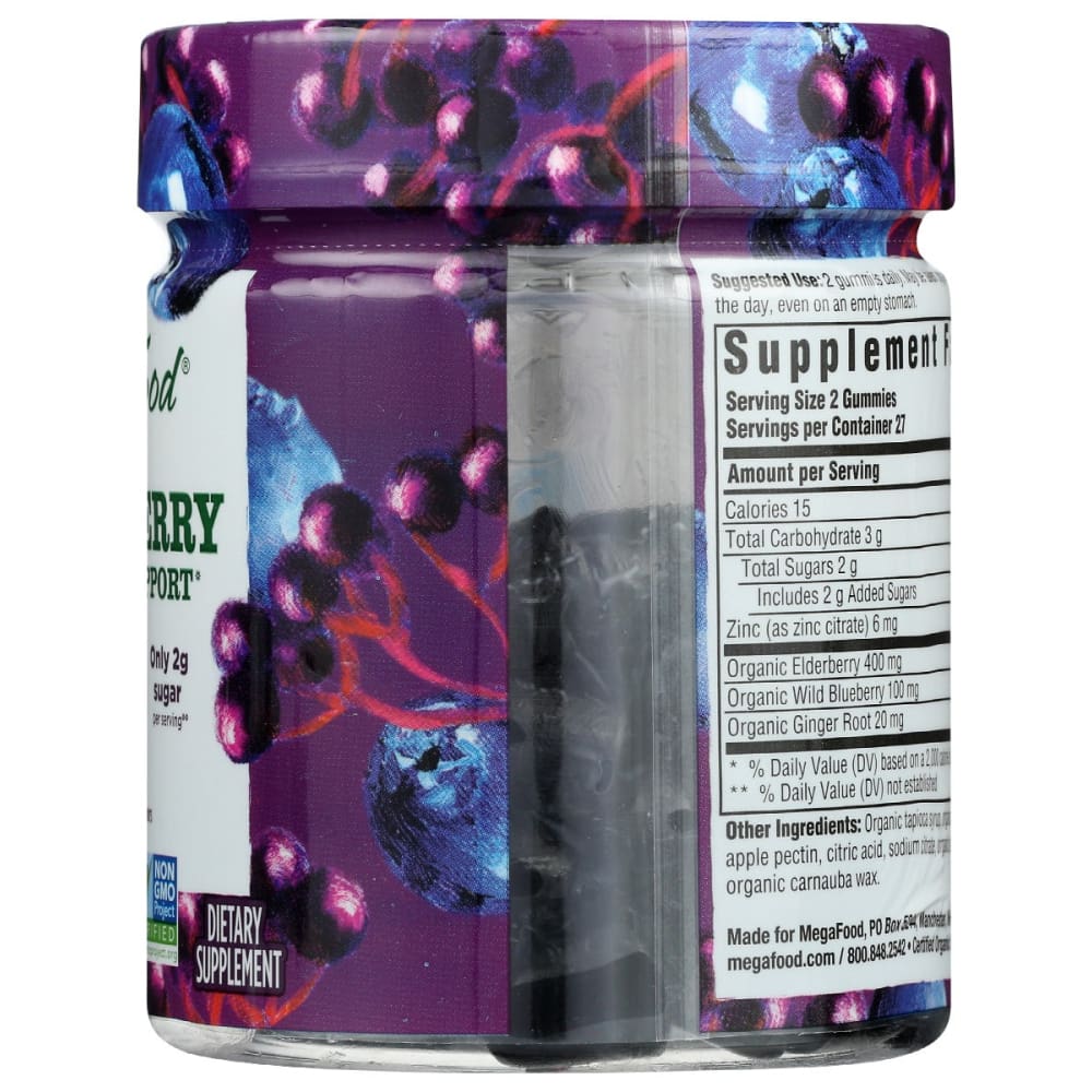 MEGAFOOD: Elderberry Immune Support Gummy 54 pc - Health > Vitamins & Supplements - MEGAFOOD