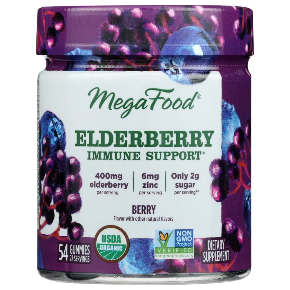 MEGAFOOD: Elderberry Immune Support Gummy 54 pc - Health > Vitamins & Supplements - MEGAFOOD