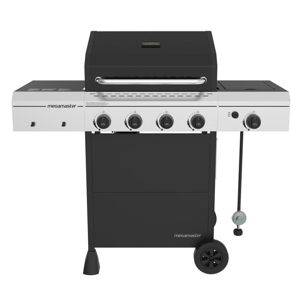 Megamaster Megamaster 4-Burner Gas Grill with Side Burner - Home/Patio & Outdoor Living/Grilling/Gas Grills/ - Megamaster